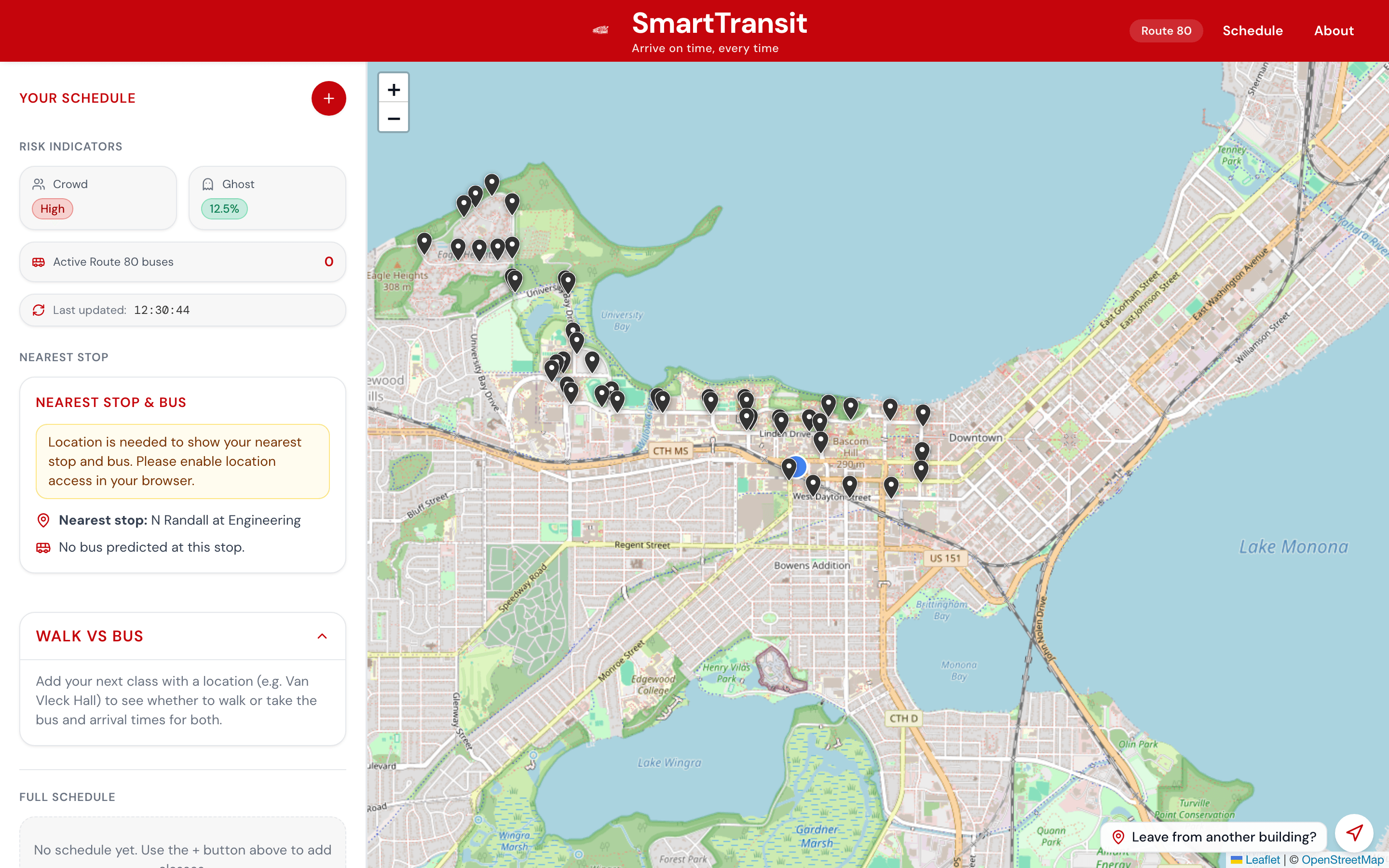 SmartTransit screenshot